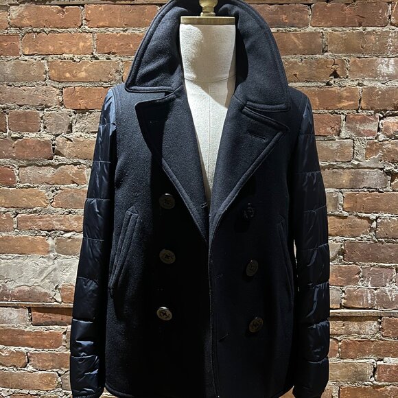 Moncler Hybrid Wool Body / Down-Quilted Sleeve Jacket - Picture 3 of 13